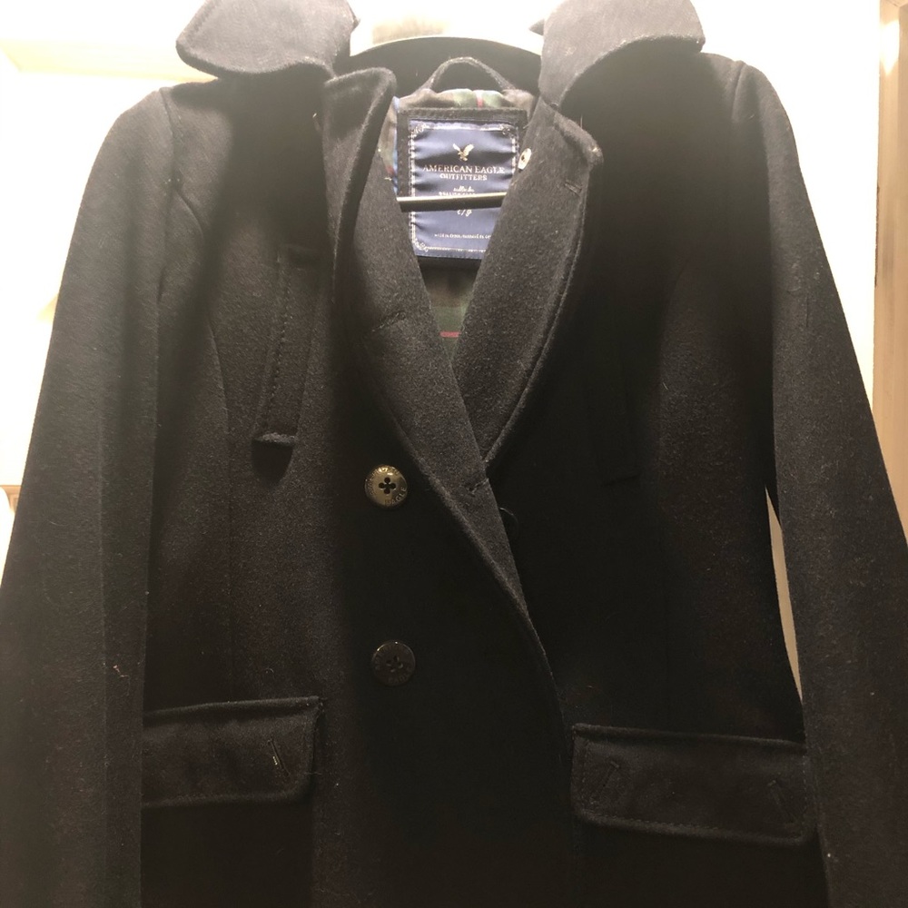 American Eagle Navy Pea Coat